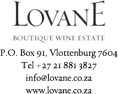 Lovane Boutique Wine Farm Estate Logo